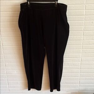 d&co. Black Velvet Pants